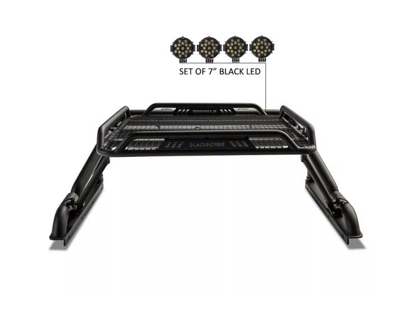 Black Horse Offroad Wrb-001bk-Plb Truck Bed Bar||wrb-001bk-Plb_4.Jpeg||88||blkrb001bkplb||1714999