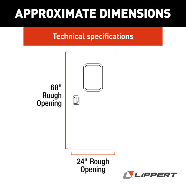 Product of Lippert Components V000042629 Entry Door