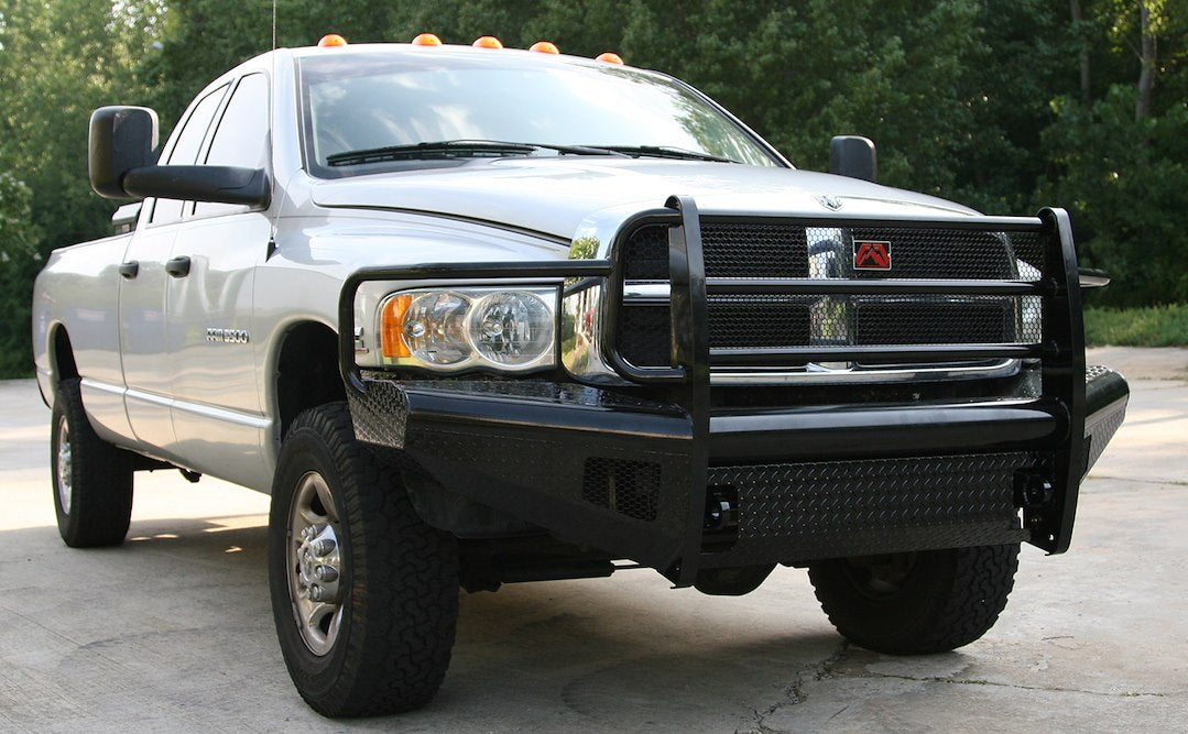 Product of Fab Fours DR03-S1060-1 Black Steel Steel Gloss Powder Coated Bumper