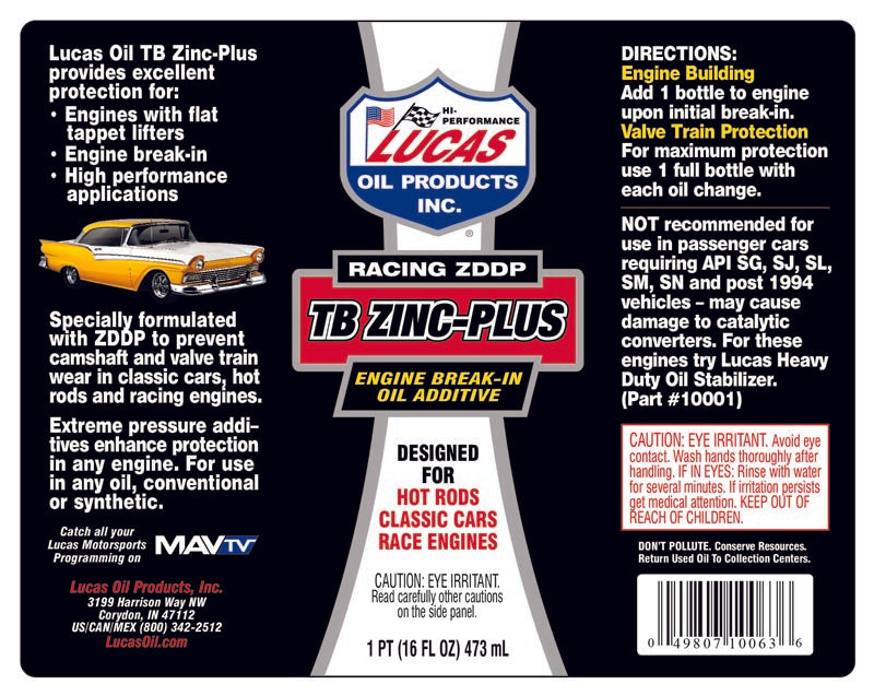 Product of Lucas Oil 10063 Oil Additive