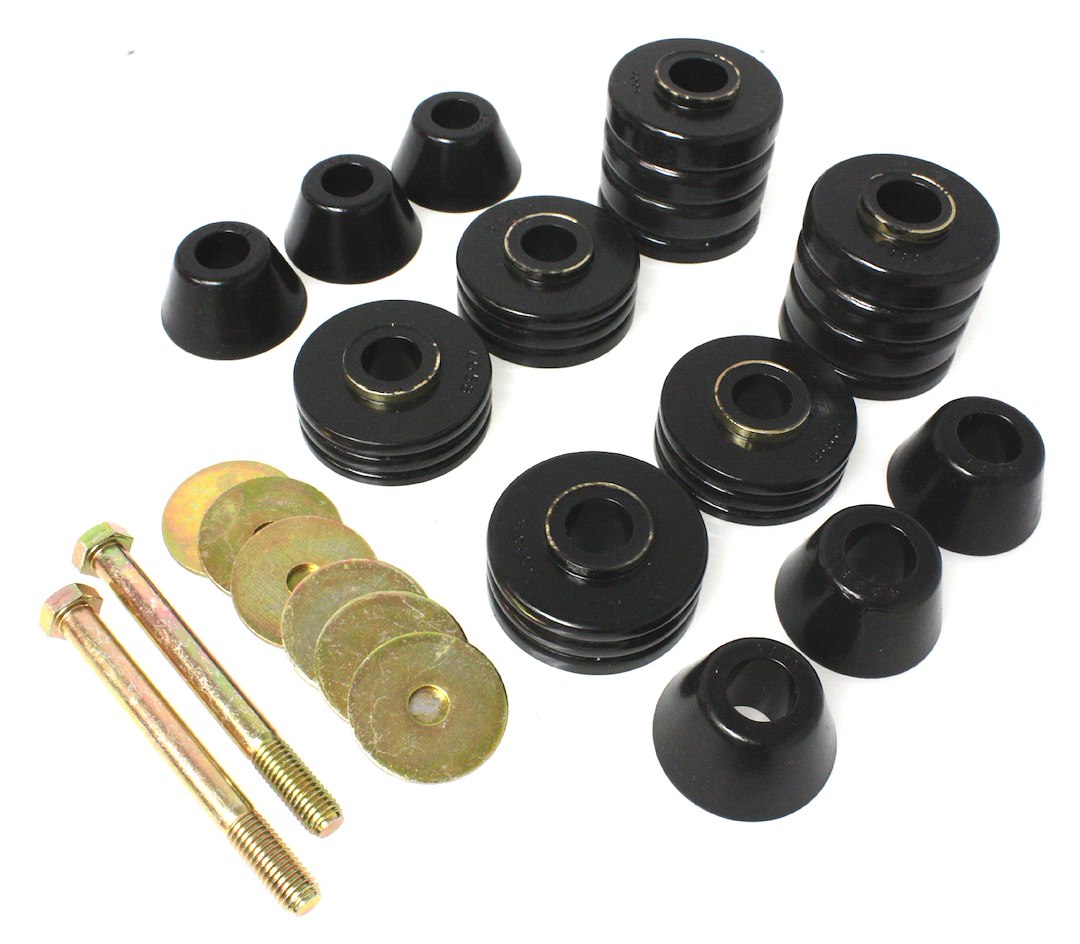 Product of Energy Suspension 3.4103G Black Polyurethane Body Mount Bushings