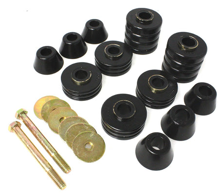 Product of Energy Suspension 3.4103G Black Polyurethane Body Mount Bushings