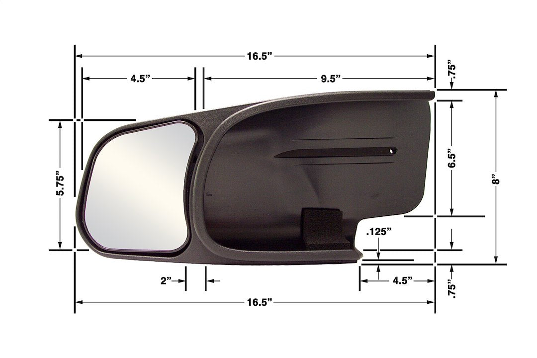 Product of Cipa Usa 10801 Exterior Towing Mirror