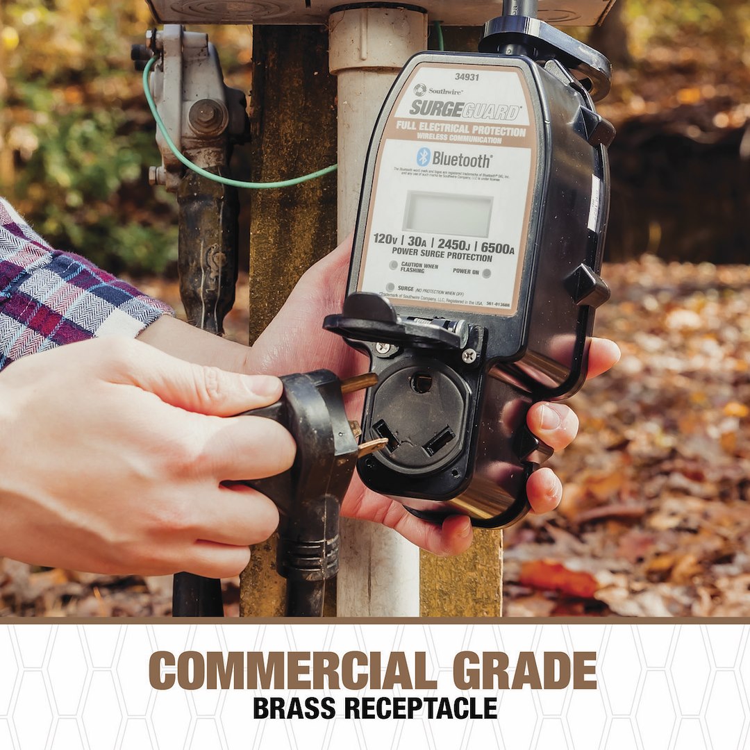 Product of SouthWire Corp. 34931 240 Volt 30 Amp Surge Protector