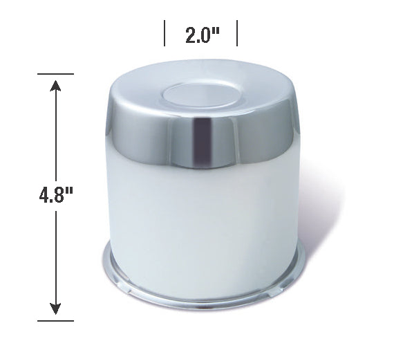 Product of Gorilla HC211-2 Chrome Plated Silver Wheel Center Cap