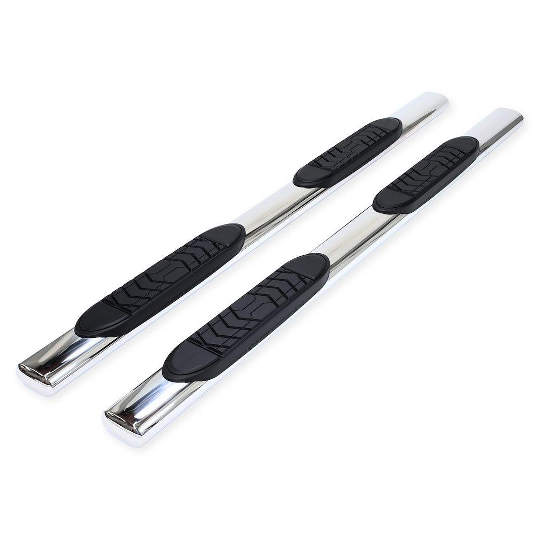 Product of TrailFX A7009S TFX 5" Oval Straight Side Bars Nerf Bar With Surface Steps