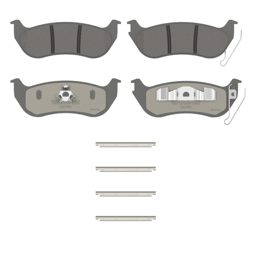 Wagner Brakes Oex981 Brake Pad||oex981.Jpg||85||w66oex981||2222552