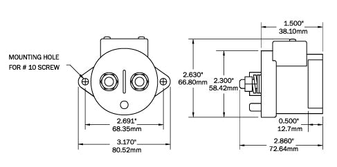 Product of Blue Sea 9012-Bss Battery Disconnect Switch