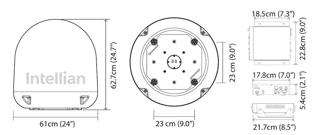 Product of Intellian B4-509aa Satellite Tv System