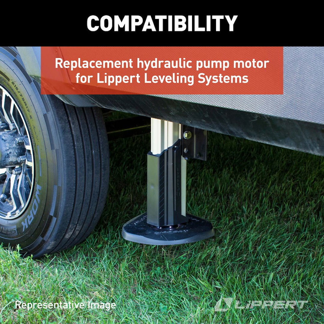 Product of Lippert Components 179327 Leveling System Hydraulic Pump Motor