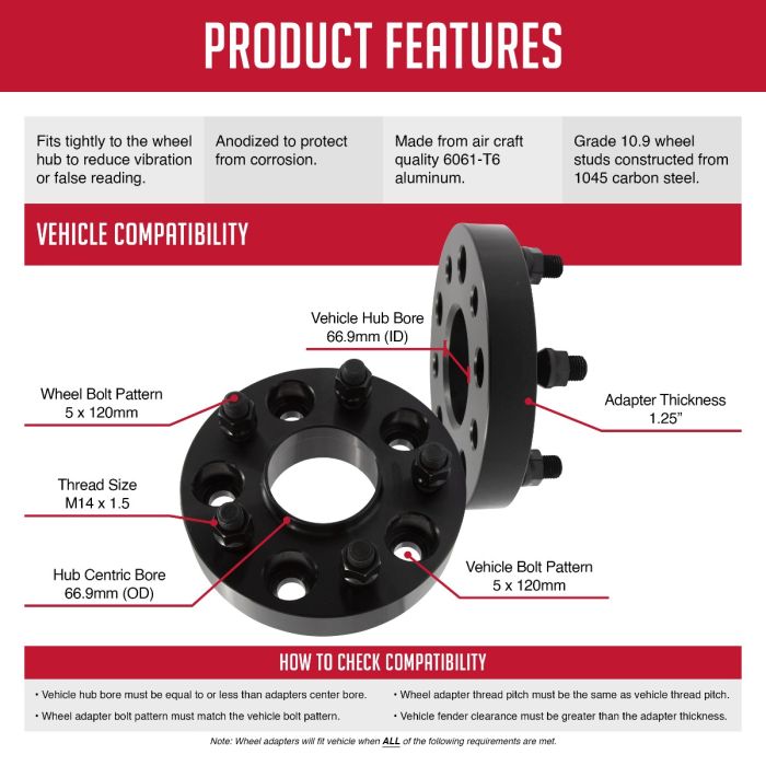 Coyote Wheel Accessories 5120-5120h-B669 Wheel Adapter||5120-5120h-B669_3.Jpg||88||rev05120hb669||1699121