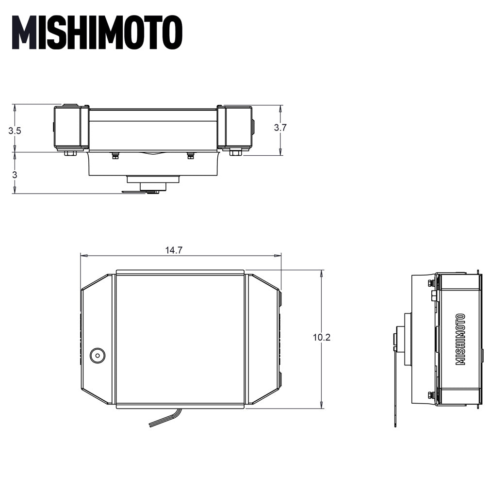 Product of Mishimoto Mmrad-Uni-Drgn Radiator