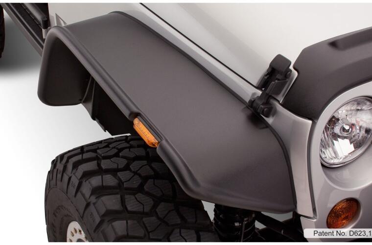Product of Bushwacker 10919-07 Non-Exposed Fasteners Black Fender Flare - Set Of 4