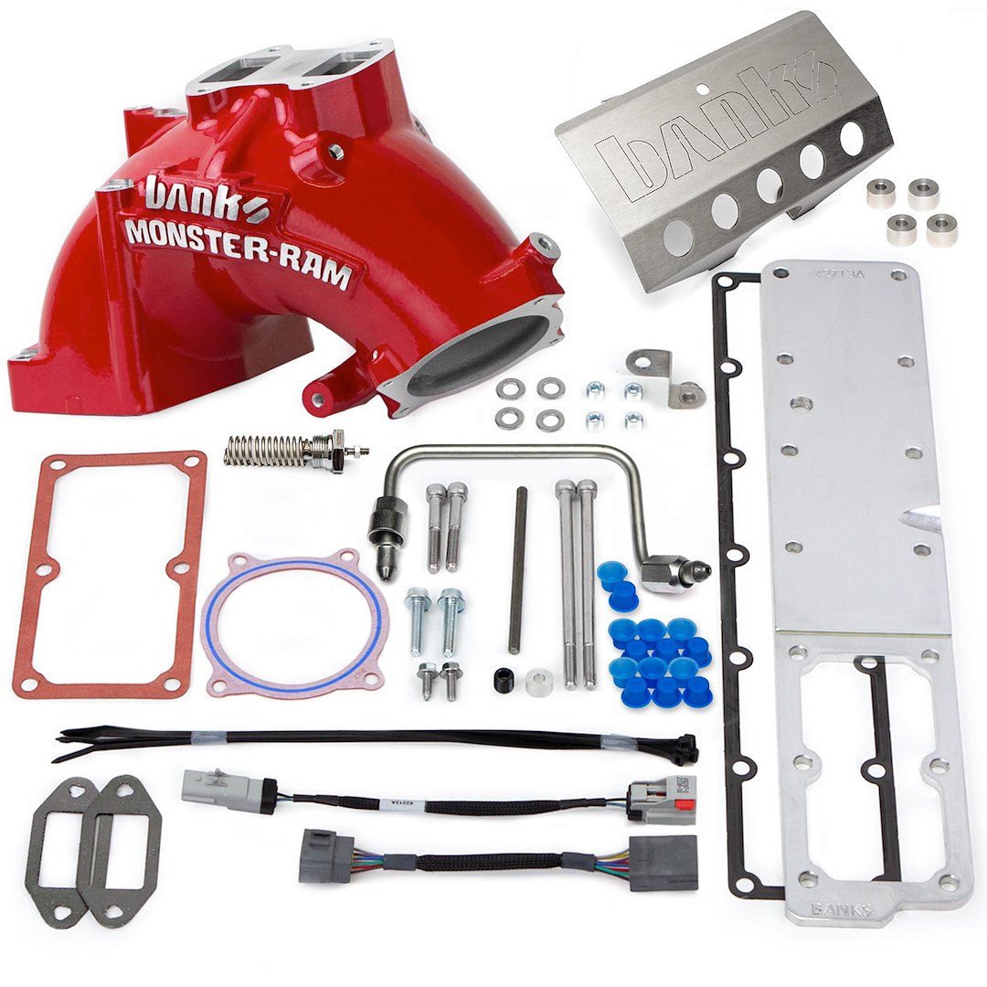 Banks Power 42797-Pc Throttle Body Intake Elbow||monster_Ram_Kit_Red_07_Plate_Rev7.Jpg||86||b7642797pc||2344332