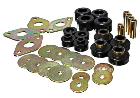 Product of Energy Suspension 8.4109G Black Polyurethane Body Mount Bushings