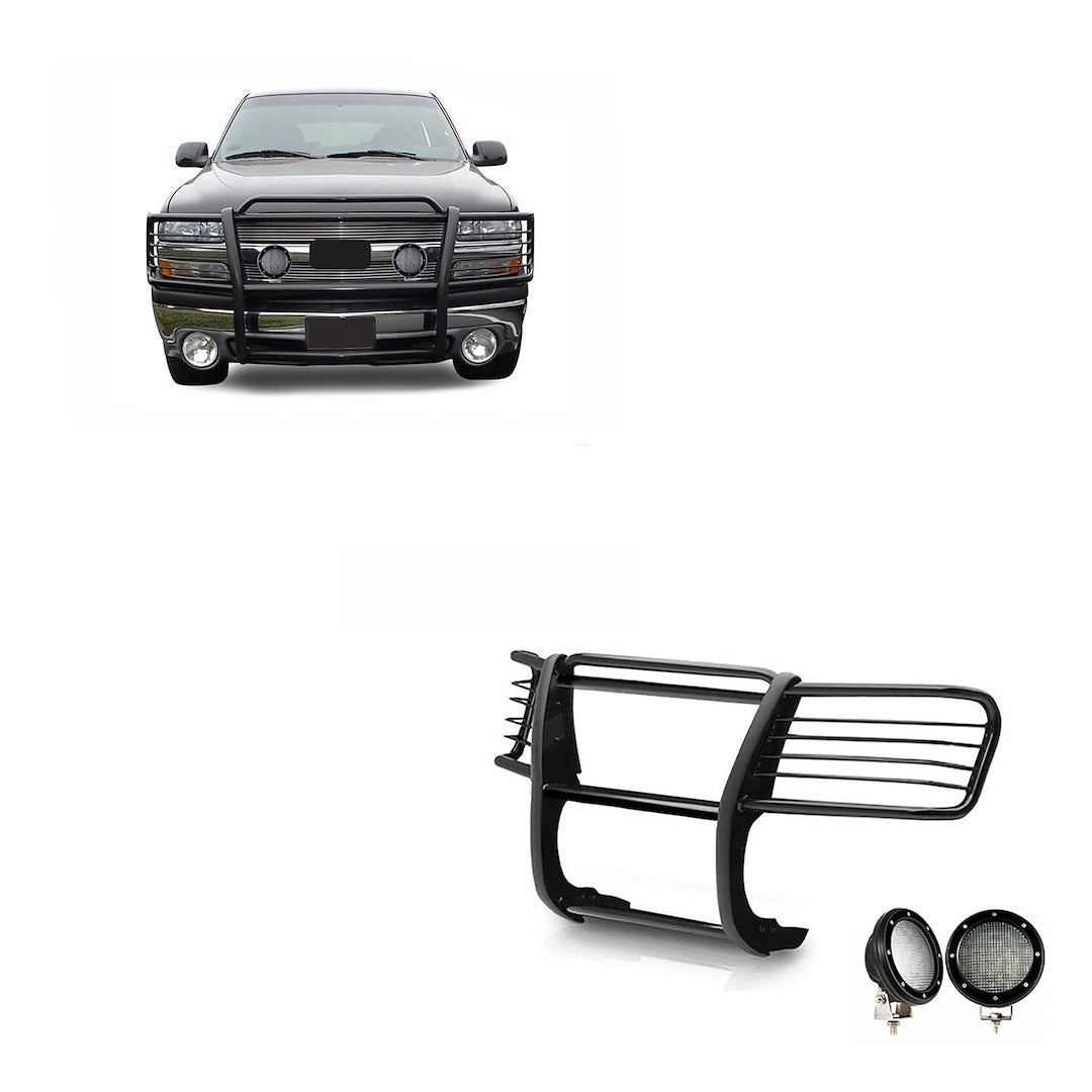 Product of Black Horse Offroad 17GT23MA-PLFB Grille Guard
