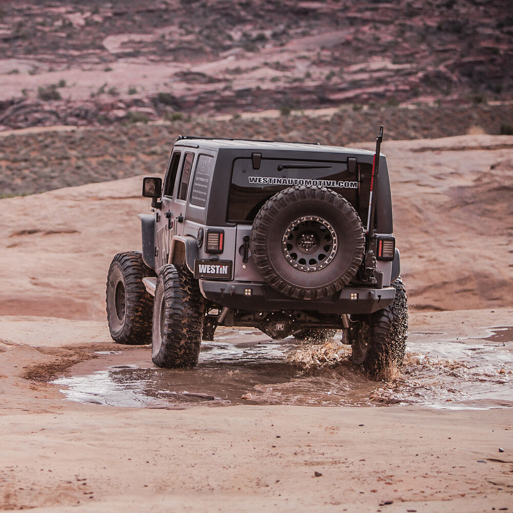 Product of Westin Automotive 59-82015A WJ2 Series Steel Textured Bumper