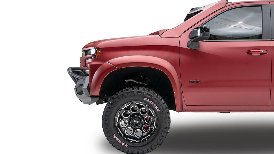 Product of Fab Fours CH15-X2751-1 Matrix Series Steel Powder Coated Bumper