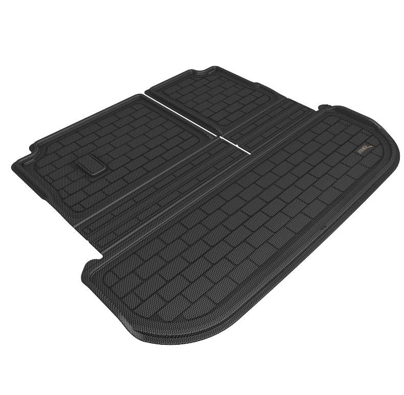 Product of 3D Mats M1IN0321309 Black Thermoplastic Rubber Of Carbon Fiber Texture To Back Of 3rd Seat Cargo Area Liner