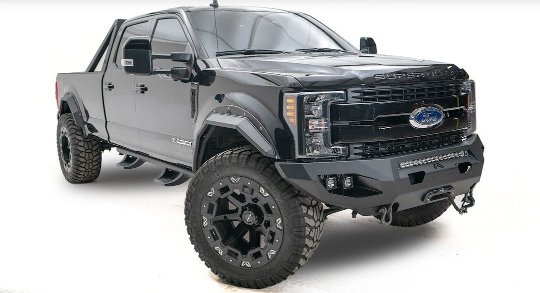 Product of Fab Fours FS17-X4151-1 Matrix Series Steel Powder Coated Bumper