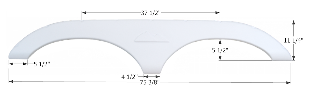 Product of Icon 01626 Fender Skirt