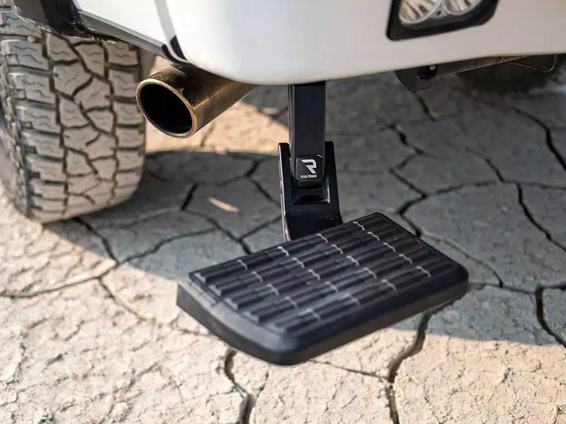 Product of Amp Research 75328-01A Black Powder Coated Aluminum Truck Step