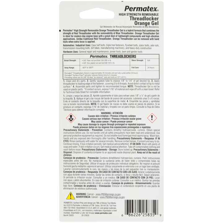 Product of Permatex 25835 Thread Sealant