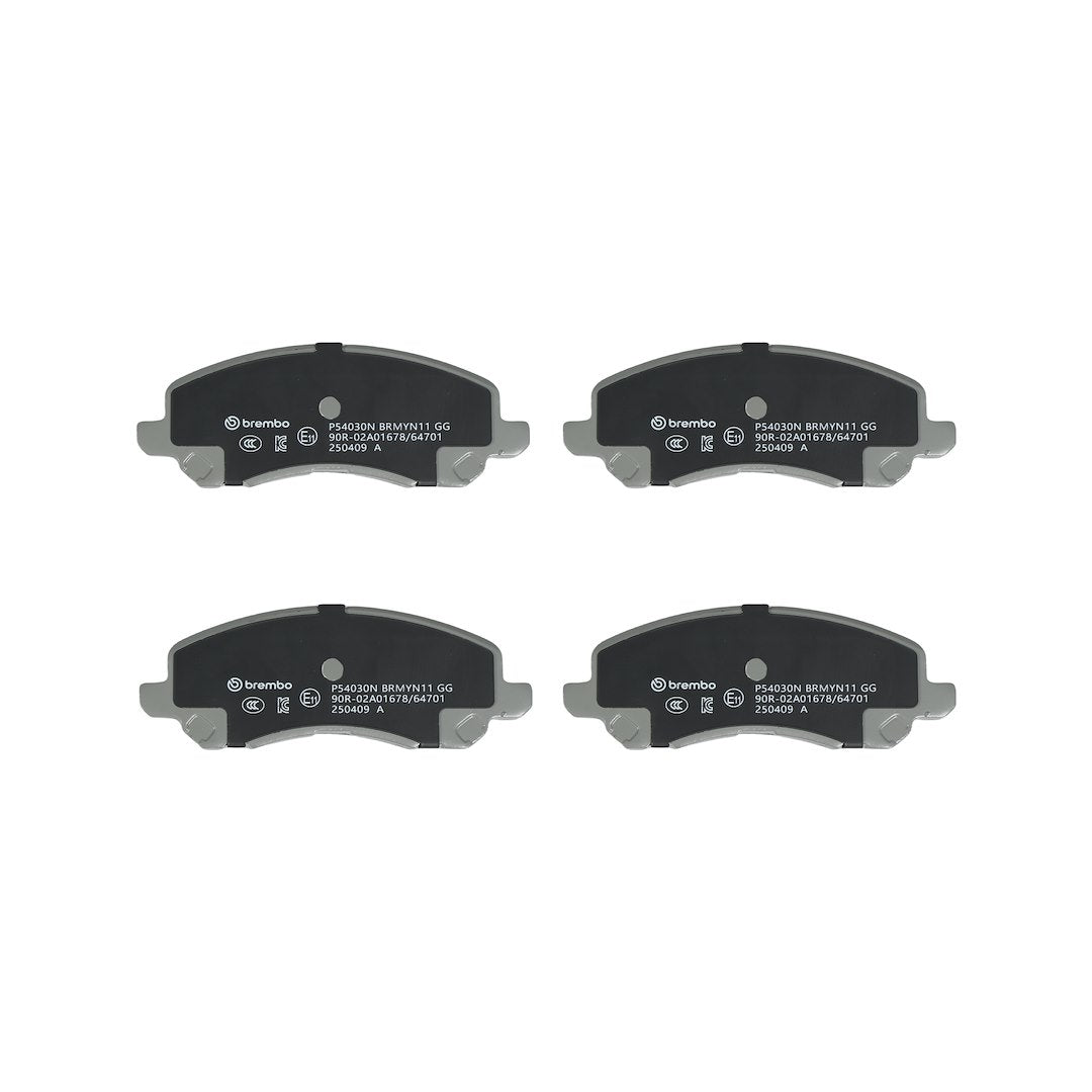 Brembo P54030n Brake Pad||p54030n_Bac.Jpg||87||brmp54030n||1753727