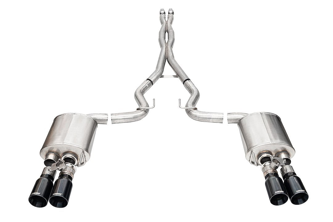Product of Corsa Performance 21260BLK Xtreme Cat Back System Dual Exhaust System Kit