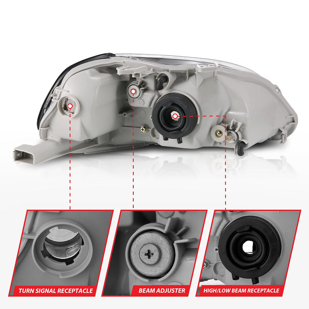 Anzo Usa 121067 Headlight Assembly||||91||a1r121067||2002006