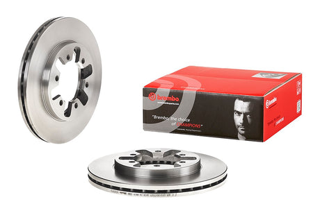 Product of Brembo 09505910C02 Vented 1 Piece Brake Rotor