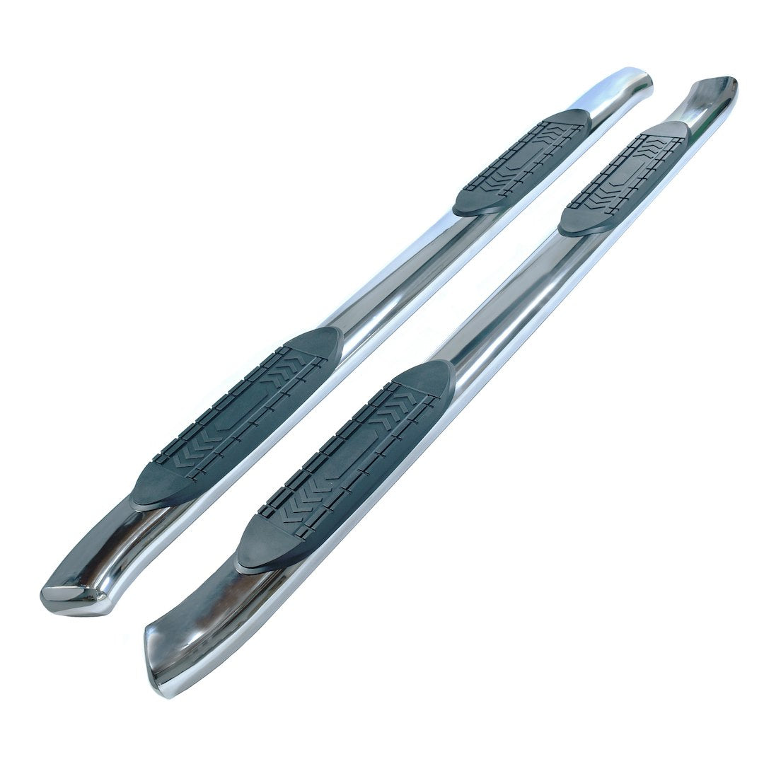 Product of TrailFX A8239S TFX 6" Oval Bent Side Bars Nerf Bar With Surface Steps