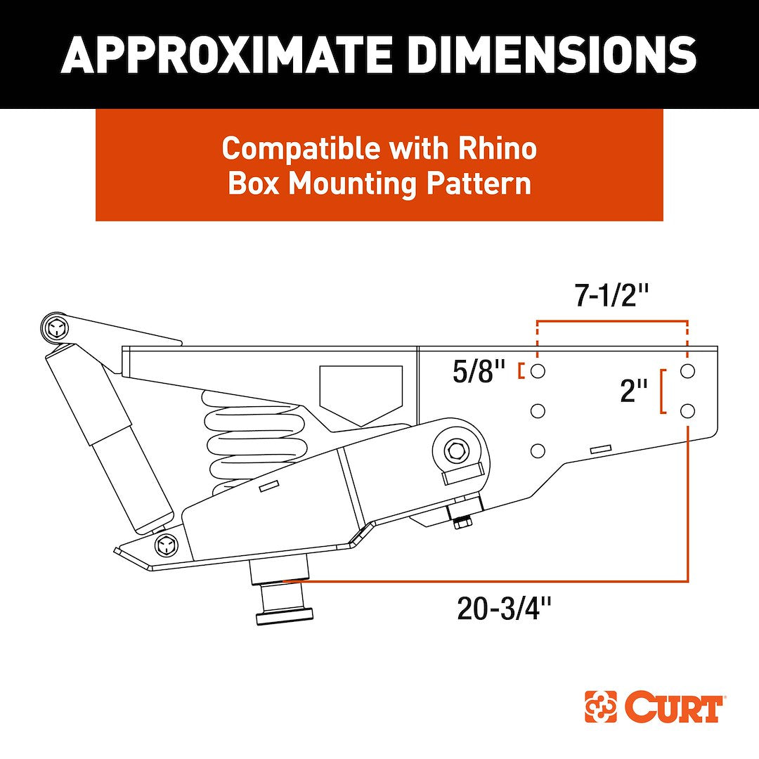 Curt 2024044570 Fifth Wheel Trailer Hitch Pin Box||2024044570_1.Jpg||86||c932024044570||1725920