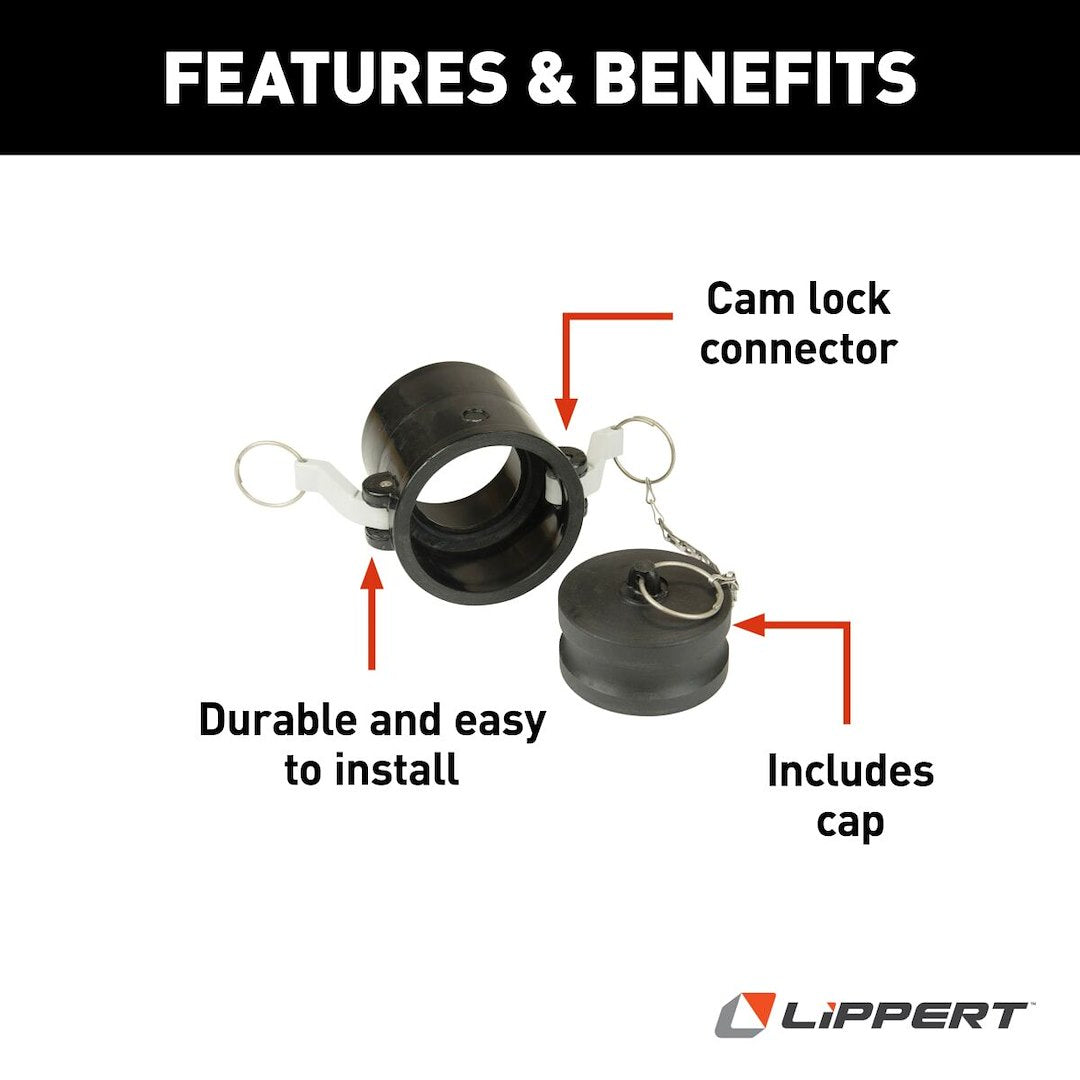 Lippert Components 360578 Sewer Hose Connector||360578_3.Jpg||88||m6v360578||1458768