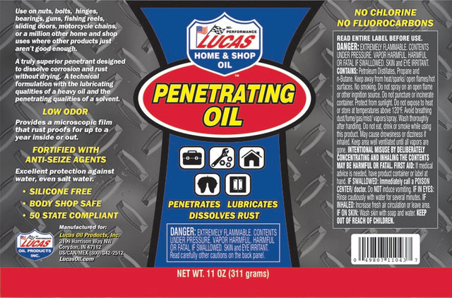 Product of Lucas Oil 11043 Penetrating Oil