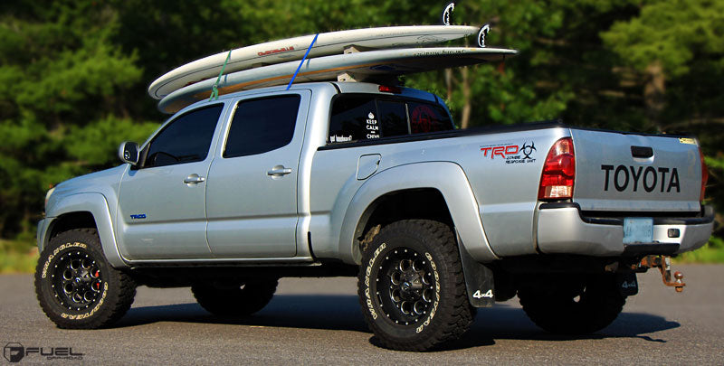 Product of Fuel Off Road 15x8 Black With Natural Accents Wheel - 5x4.75 Bolt Pattern