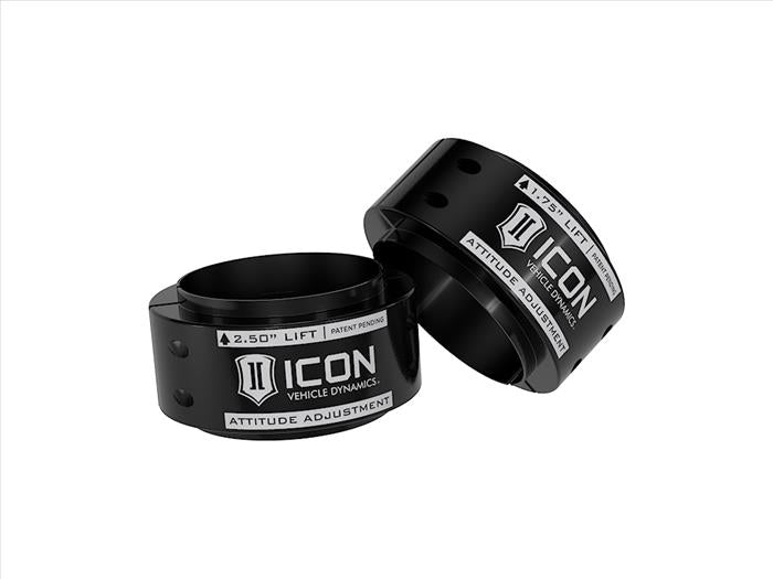 Product of Icon Vehicle Dynamics IVD6135B Leveling Kit Suspension 1/2 To 2-1/2 Inch Lift Coil Spring Spacer