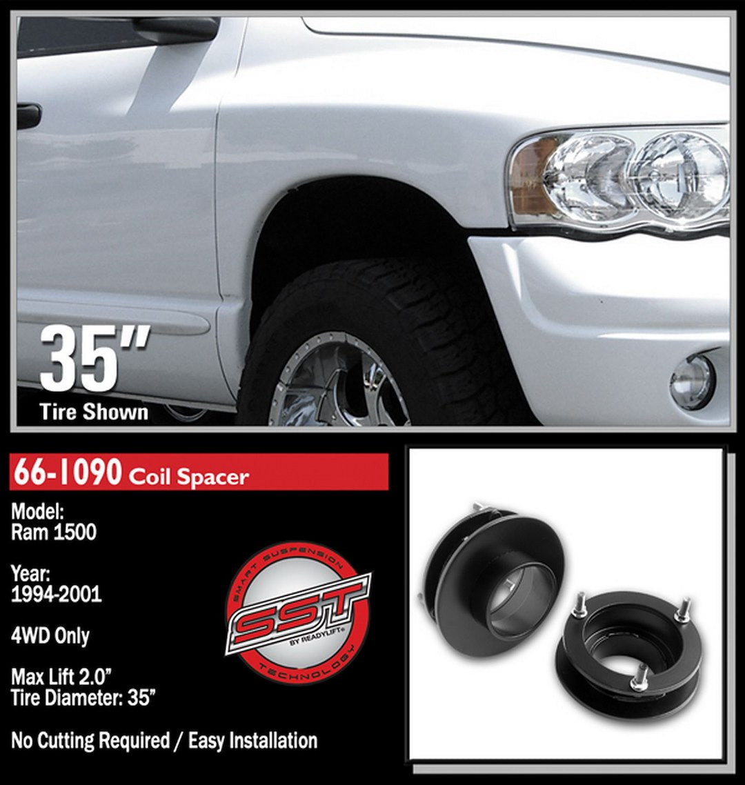 Readylift 66-1090 Leveling Kit Suspension||66-1090dodgeram15001994-2001.Jpg||86||r90661090||1156457