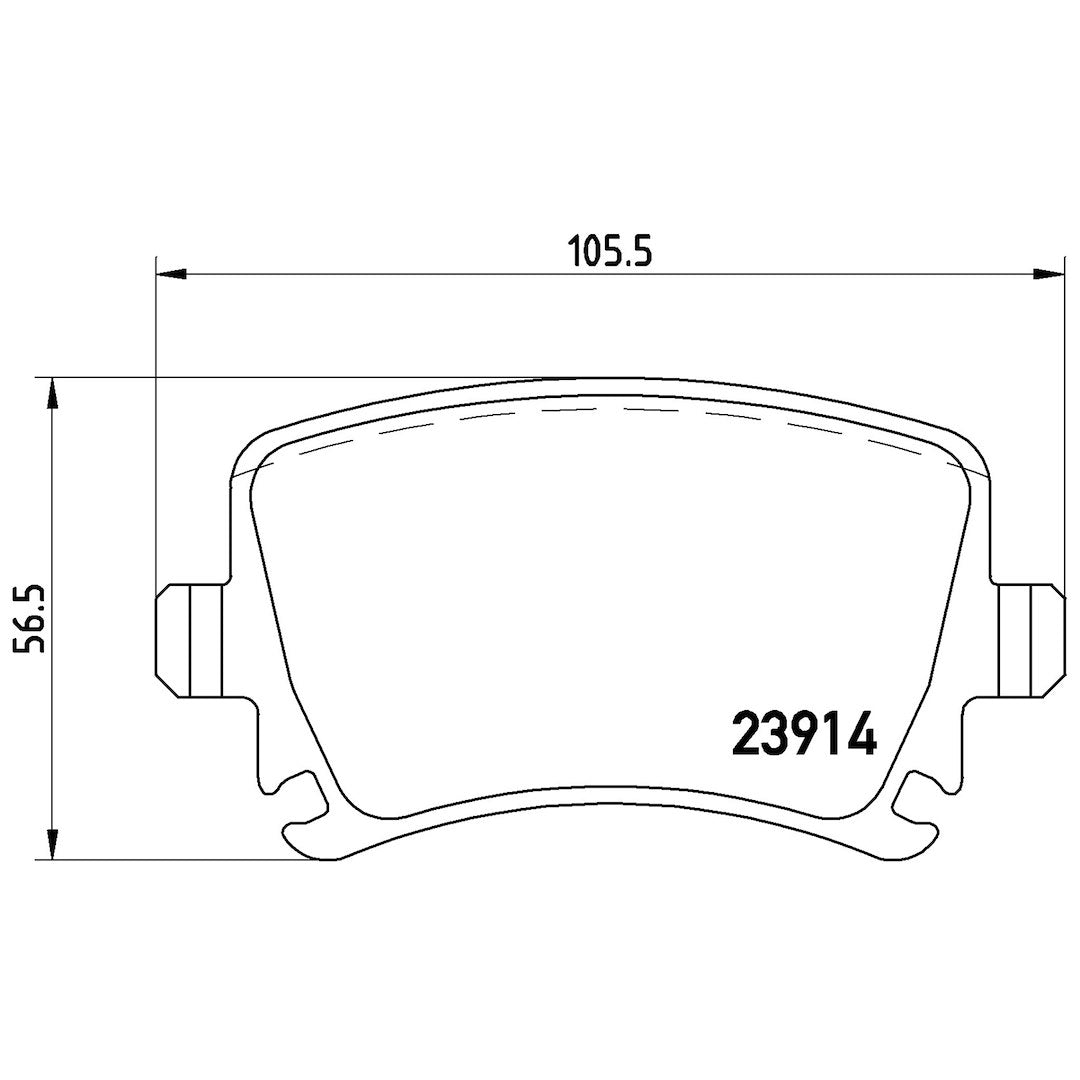 Brembo P85095x Brake Pad||p85095x_Drw.Jpg||88||brmp85095x||1755070