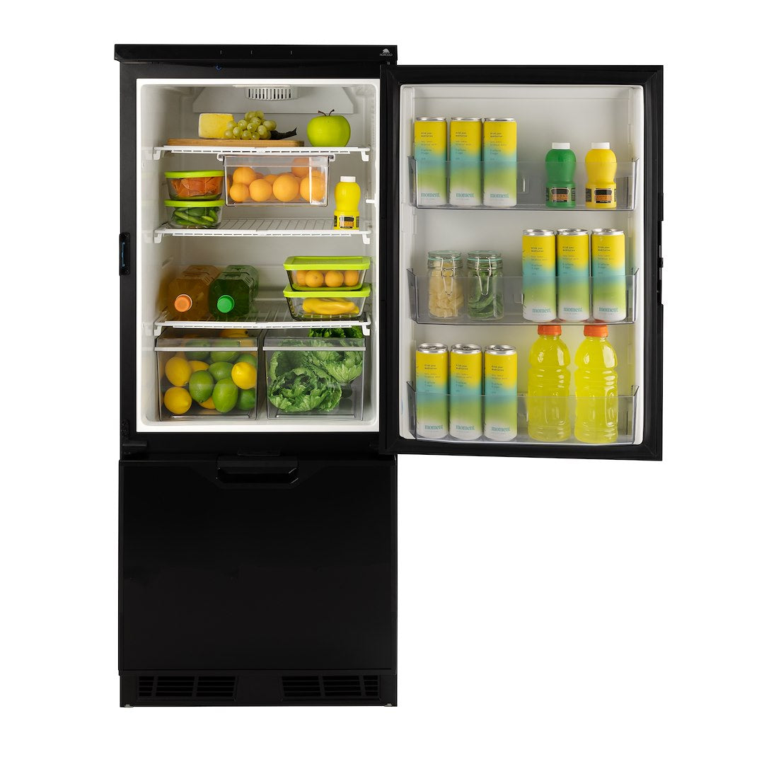 Product of Norcold 6.2 Cubic Feet Dual Compartment 1 Door Refrigerator With Freezer , Black Trim