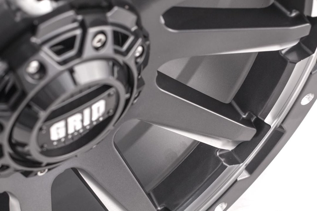 Product of Grid Wheels 20x9 Graphite With Natural Accents Wheel - Not Applicable Bolt Pattern