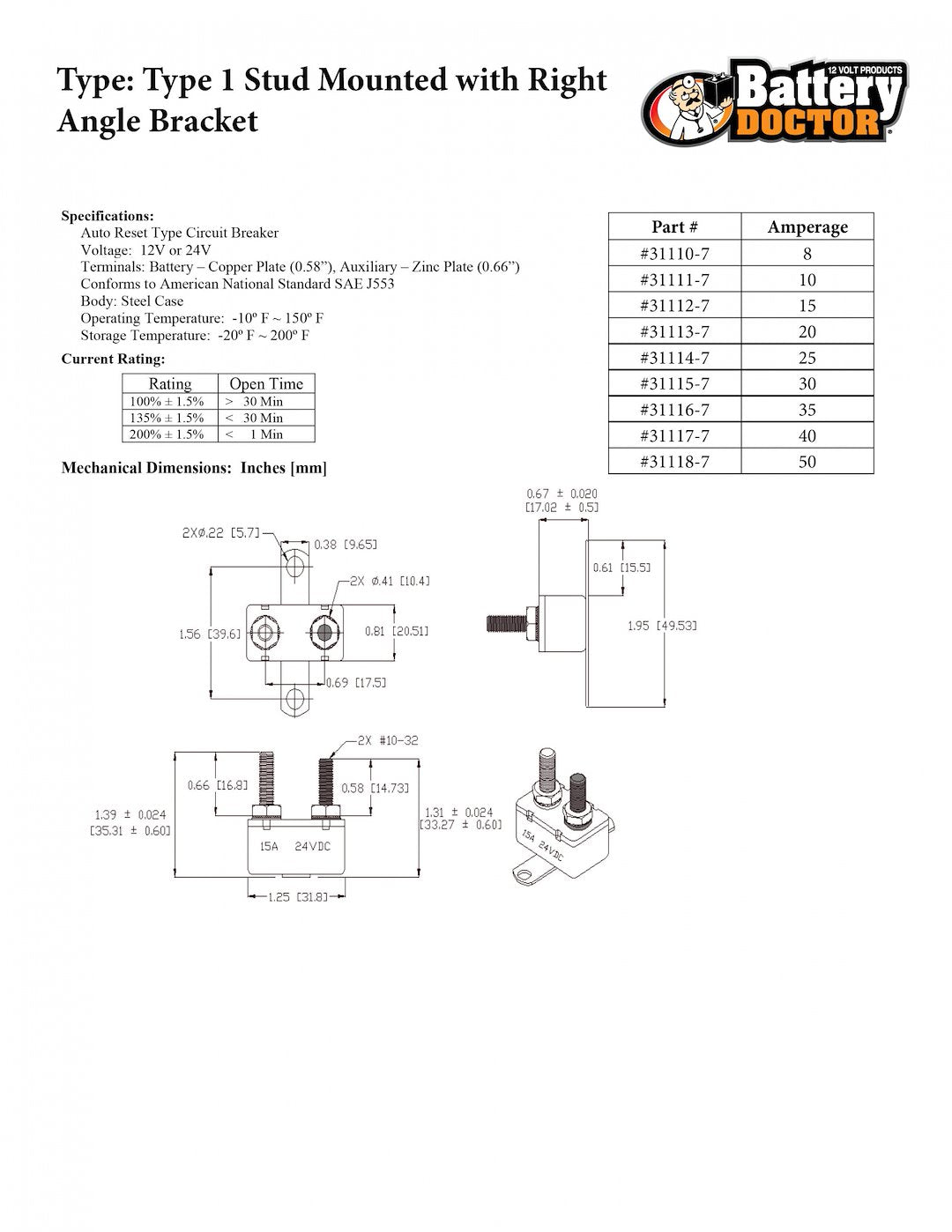 Product of Wirthco 31115 Circuit Breaker