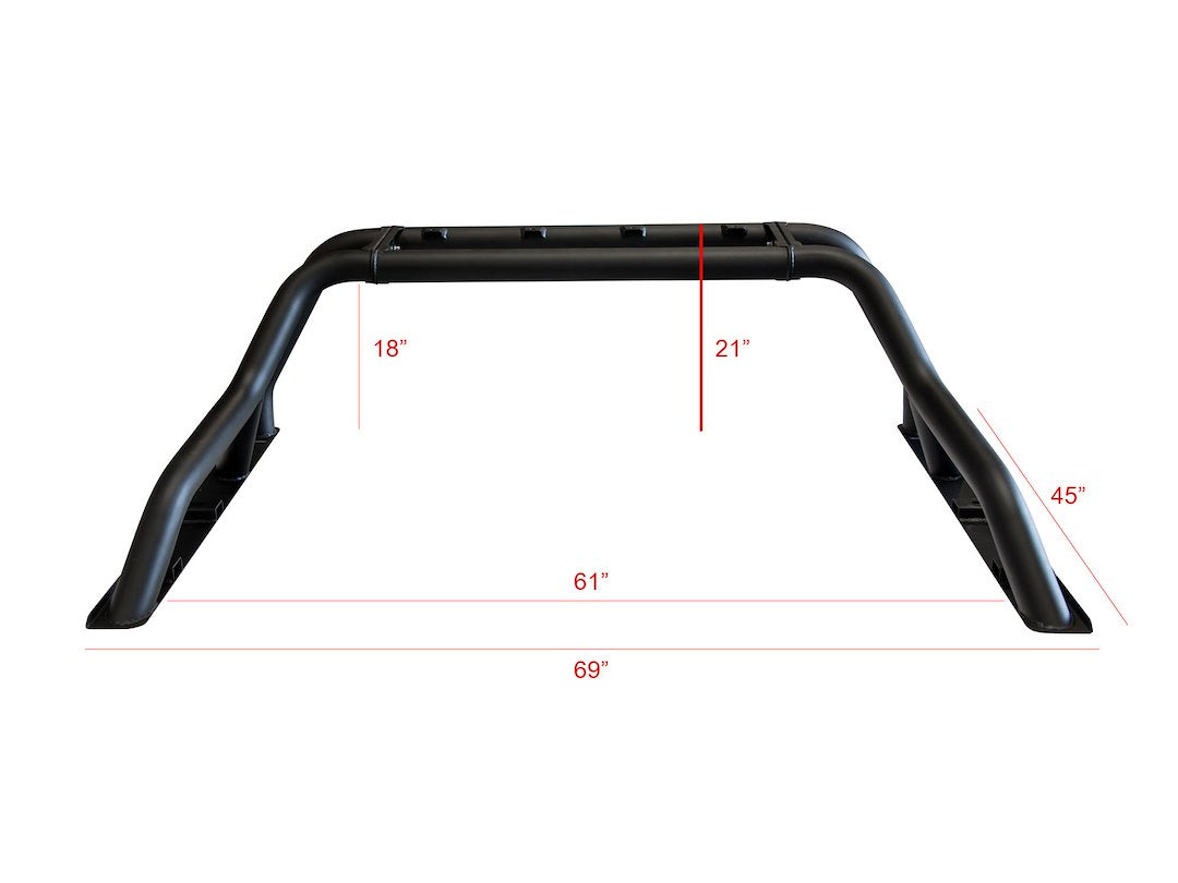 Product of Armordillo 7180338 Tubular Powder Coated Steel Truck Bed Bar