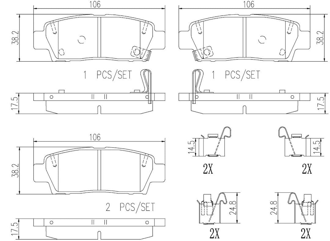 Brembo P83123n Brake Pad||p83123n_R.Jpg||86||brmp83123n||2091767