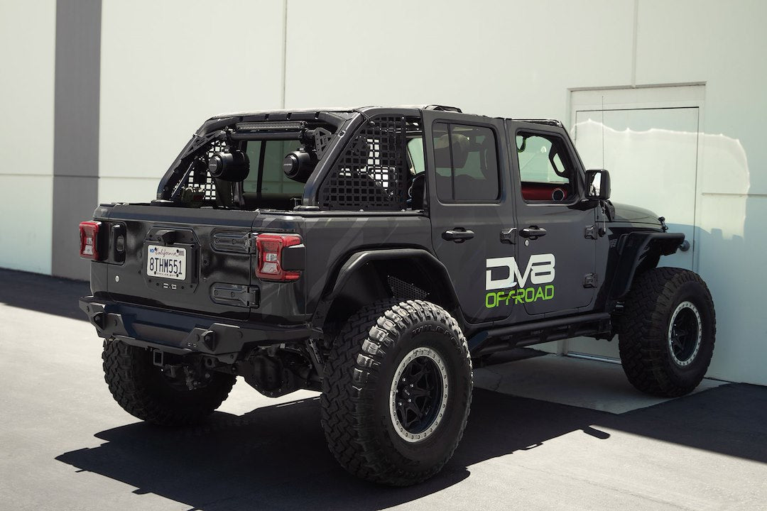 Dv8 Offroad Sbjl-01 Light Bar Mounting Kit||2018-2023-Jeep-Wrangler-Jl-Rear-Speaker-_-Light-Bar-Mount_Installed-06.Jpg||95||dv8sbjl01||1966870
