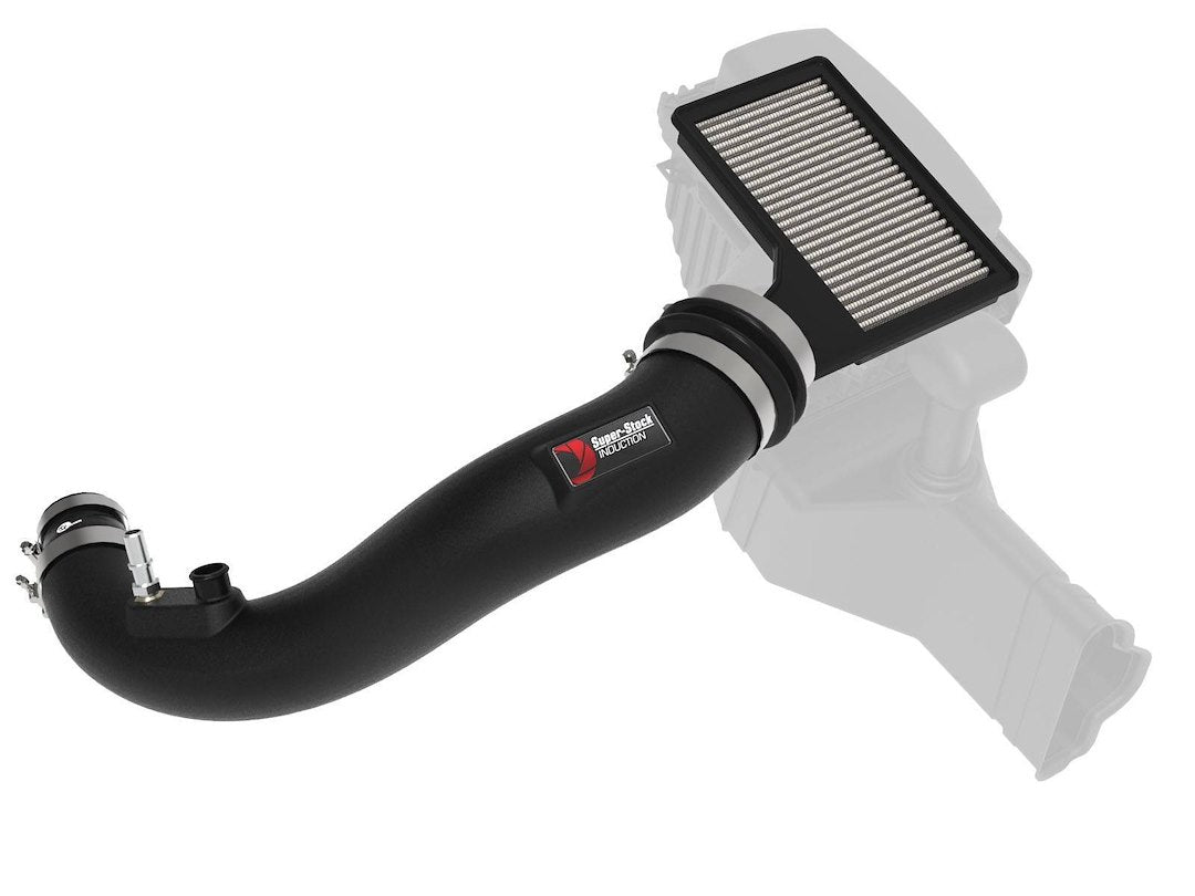 Product of Advanced FLOW Engineering 55-10006D Matte Racing Cold Air Intake w/ White Filter