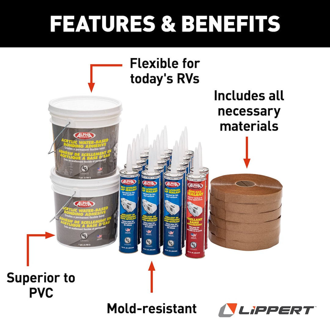 Product of Lippert Components 862422 Roof Installation Kit