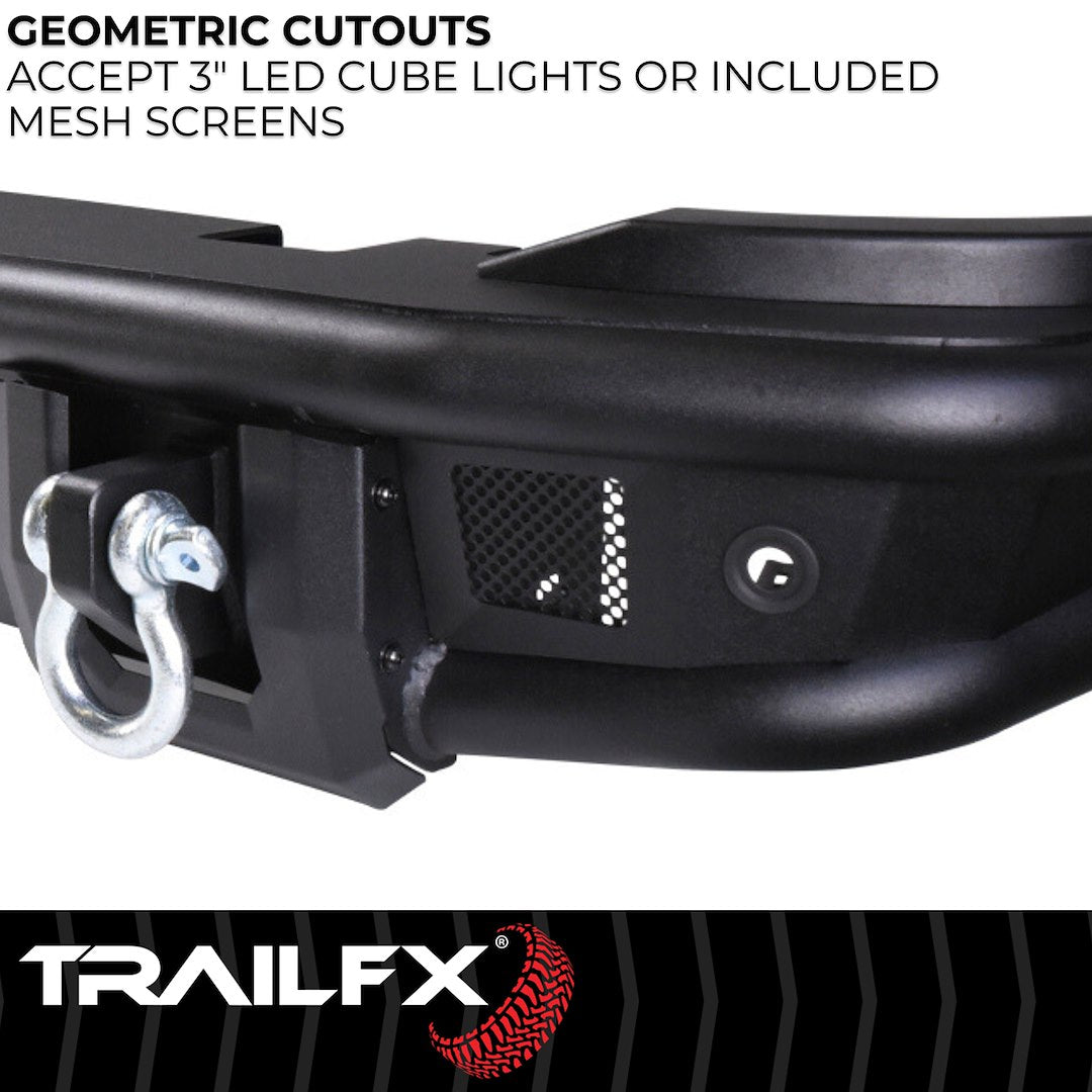 Product of TrailFX BR004T TrailFX Bronco Products Steel Matte Powder Coated Bumper