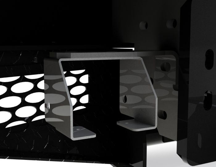 Product of Ranch Hand FBF205BLR Steel Powder Coated Bumper