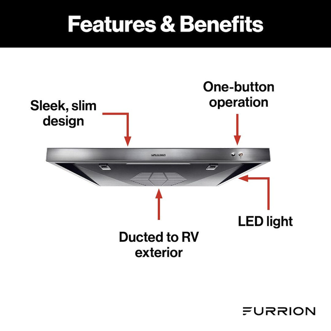 Product of Furrion Llc Fho23sacr-Ss Stove Vent Hood